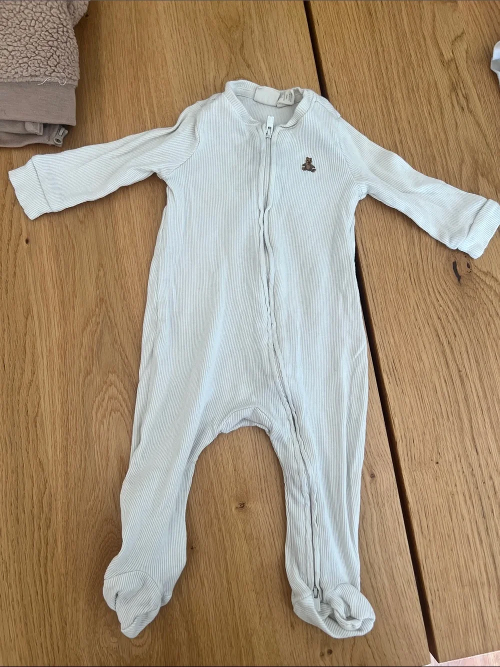 Carter's/Baby Gap Neutral Jacket & Mixed Neutral Baby One-Piece Bundle